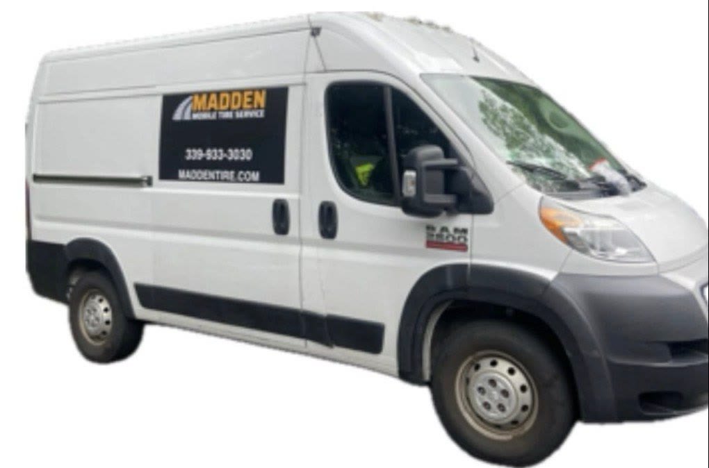 Madden Mobile Tire Service van