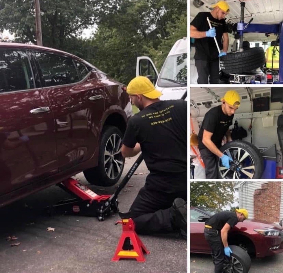 On-site tire service by Madden Mobile Tire Service in Carver, MA